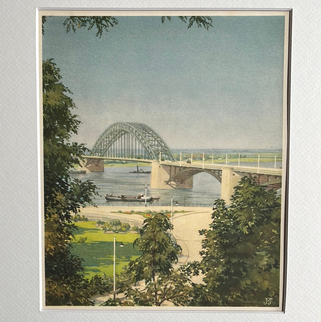Plate 1: New bridge near Nijmegen 1938