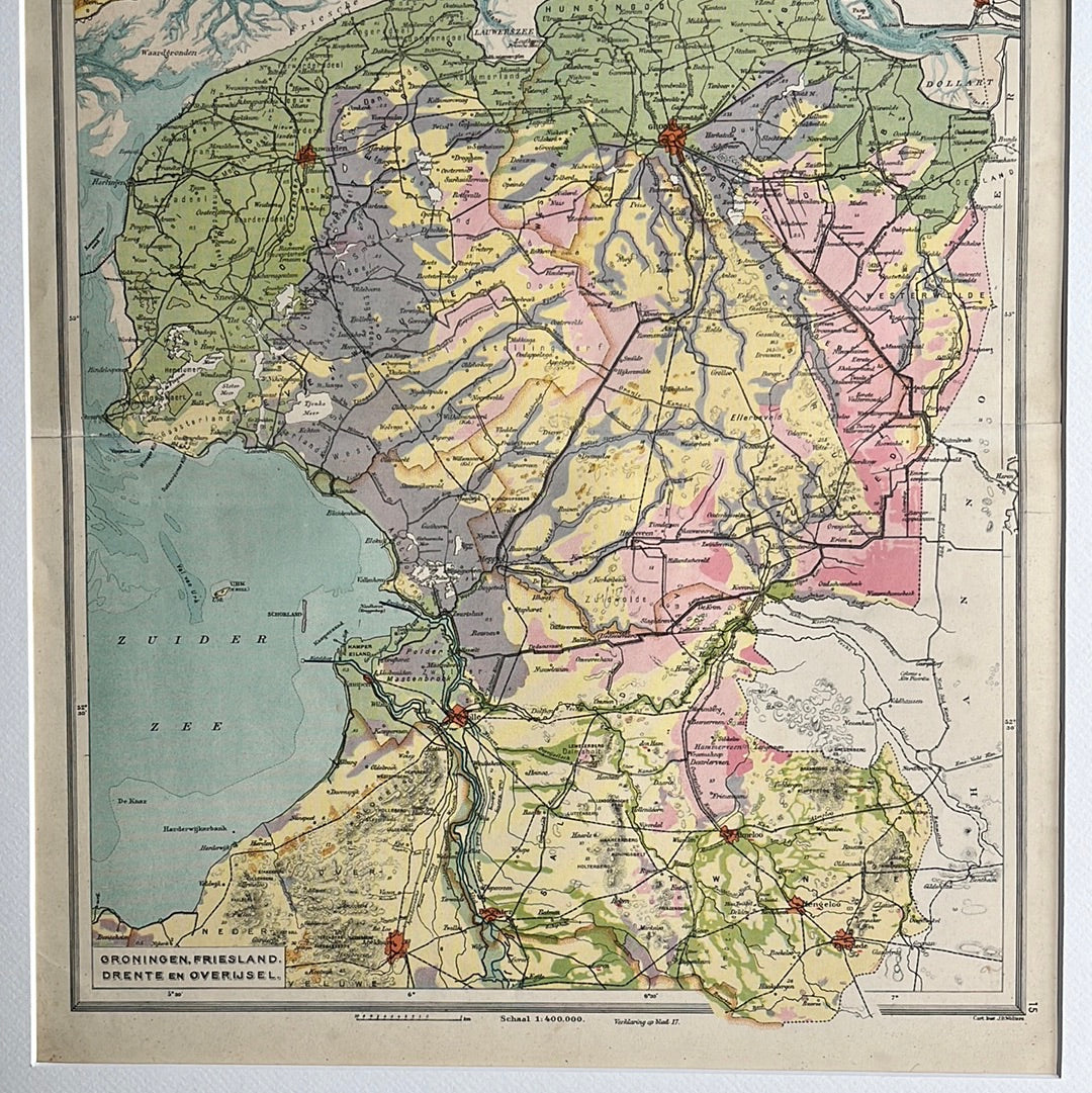 Groningen, Friesland, Drente en Overijssel 1932
