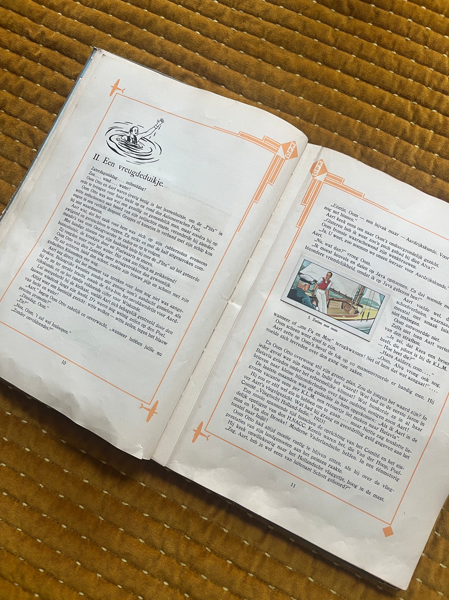 Langs den luchtweg van Amsterdam naar Batavia plaatjesalbum 1933