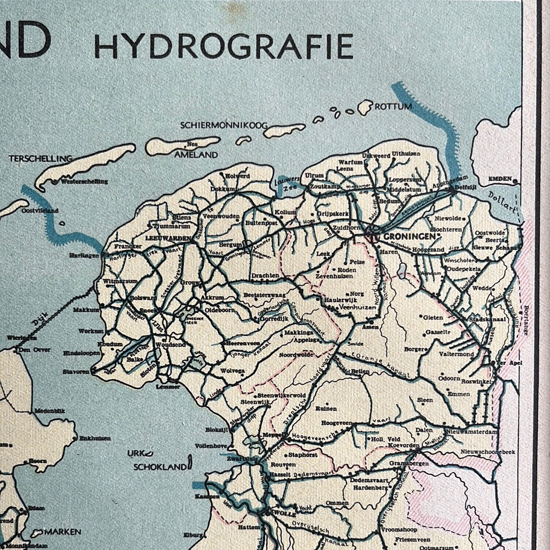Nederland hydrografie 1939