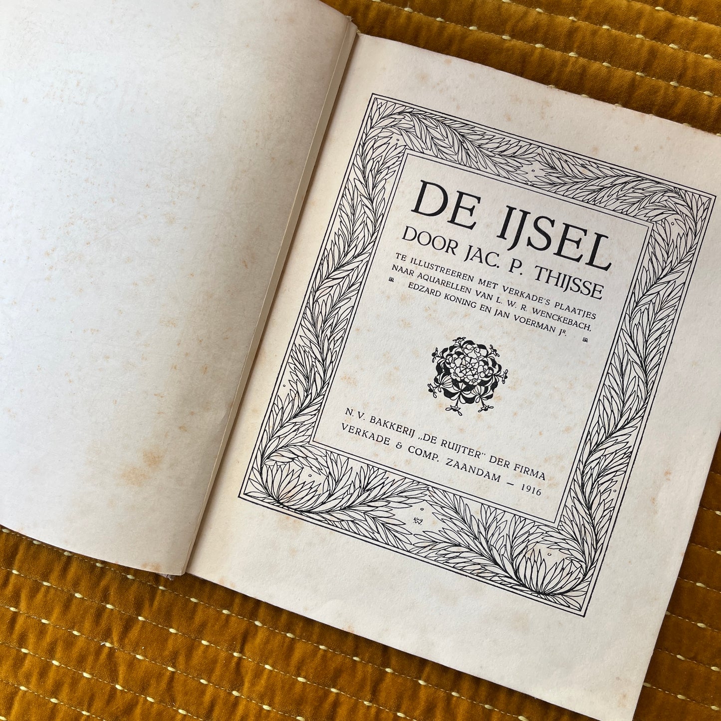 De IJssel Verkade plaatjesalbum 1916