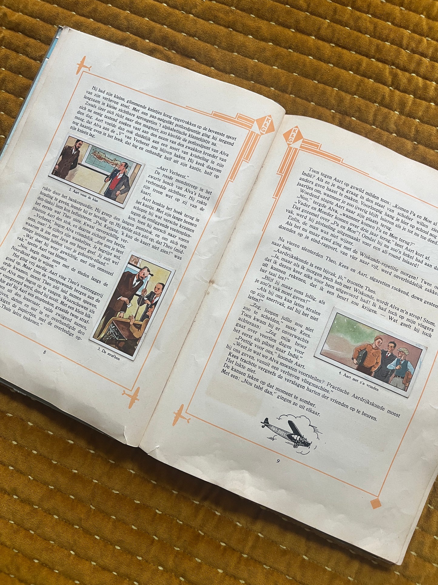 Langs den luchtweg van Amsterdam naar Batavia plaatjesalbum 1933