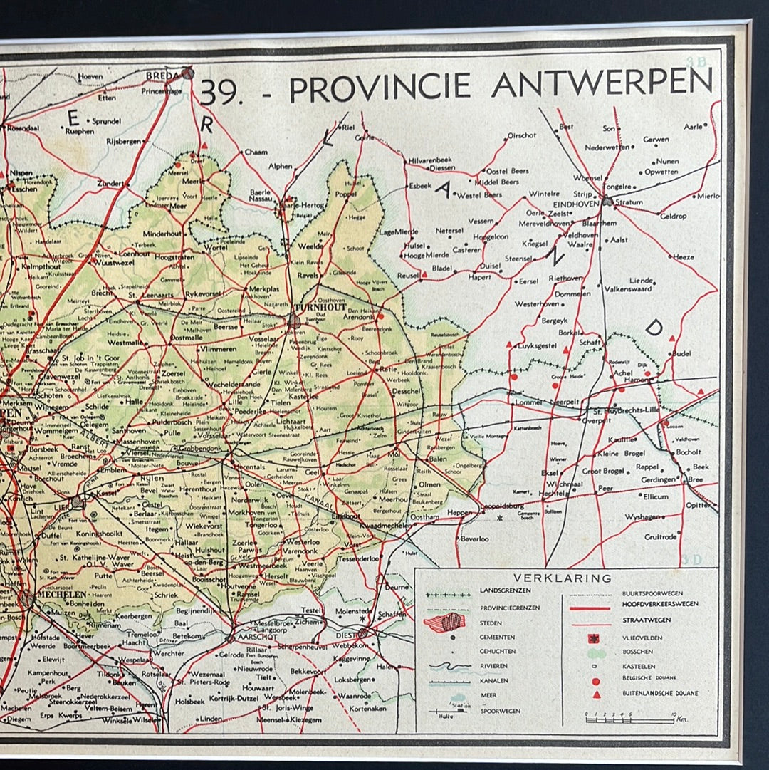 Provinz Antwerpen, Belgien 1939