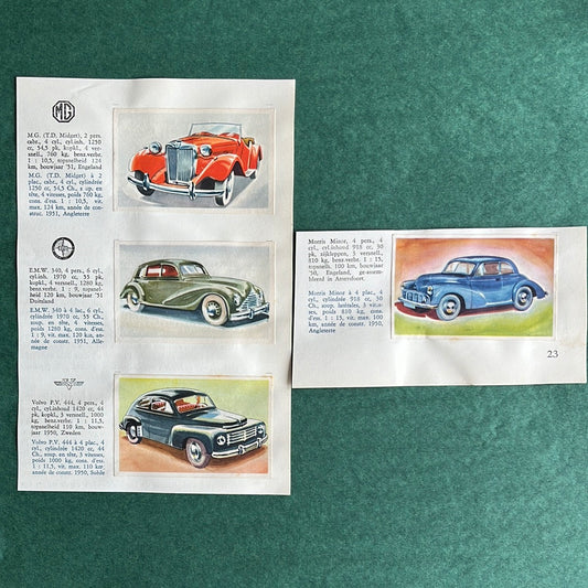 4 Autokennzeichen: Morris, MG, EMW, Volvo