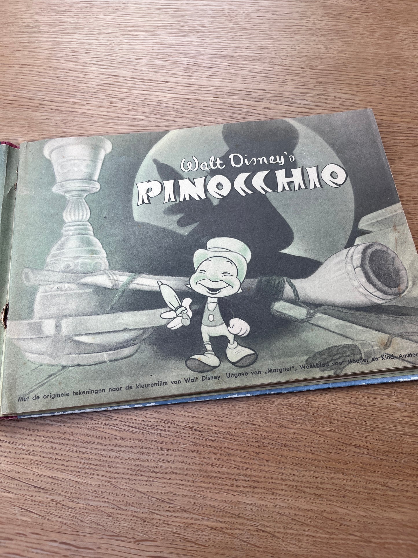 Plaatjesalbum Pinocchio 1952