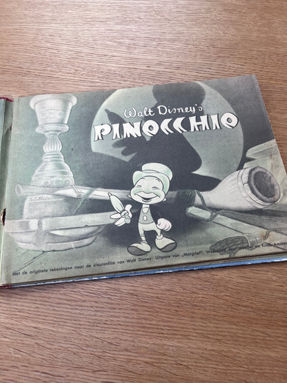Plaatjesalbum Pinocchio 1952