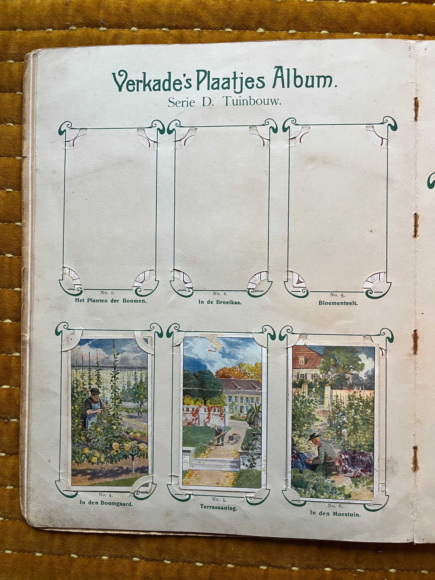 Verkade Bilderalbum 1 (1903) Lose Bilder Serie D Gartenbau