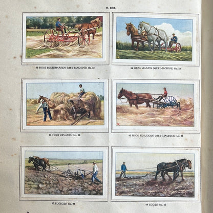 6 Verkade-Bilder Der Bauernhof 1936 (93-98)