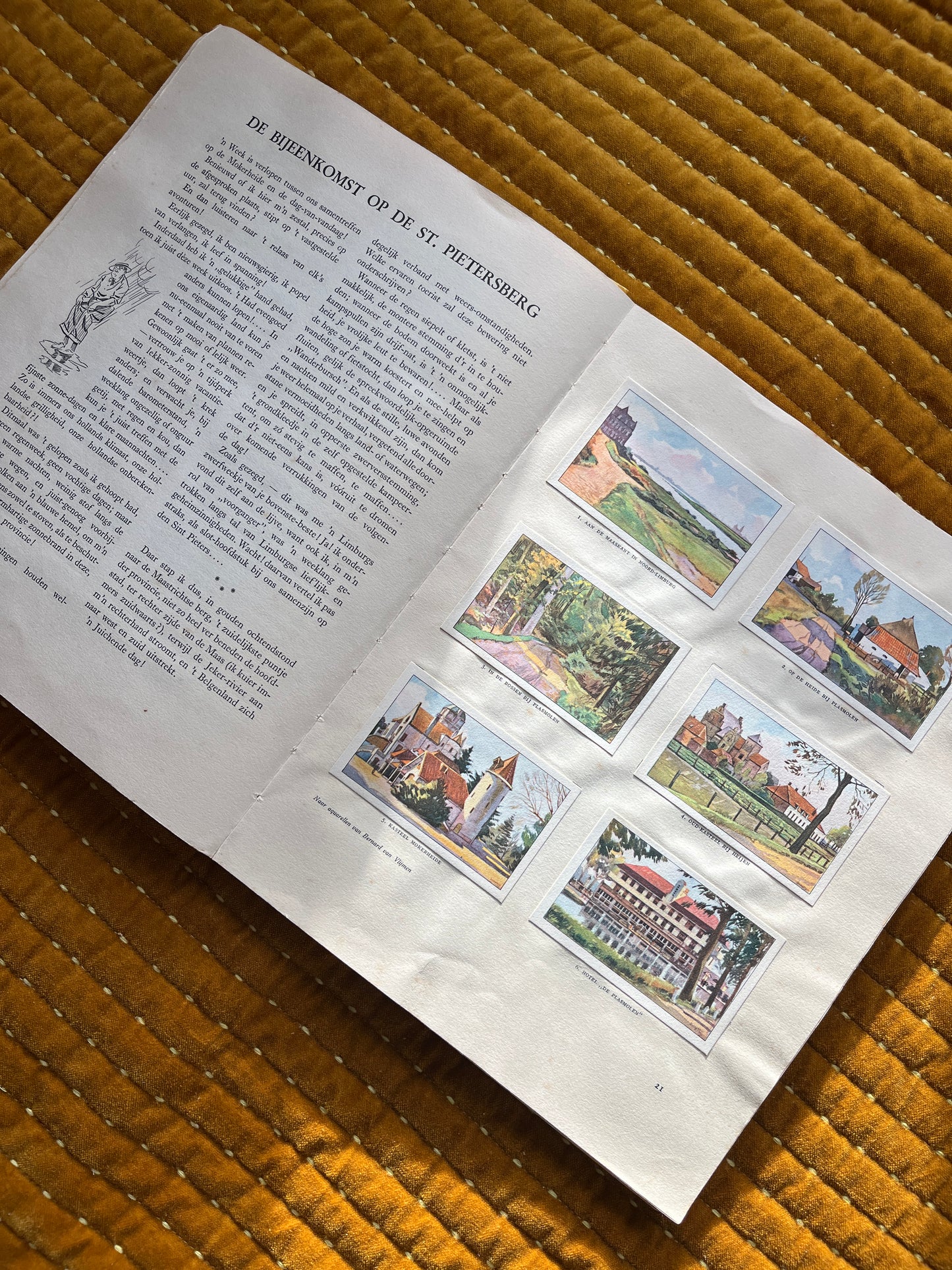 Zwerftochten door ons land Limburg Plaatjesalbum 1936