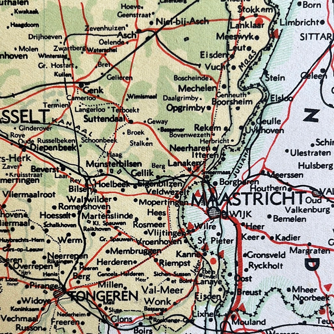 Province of Limburg Belgium 1939