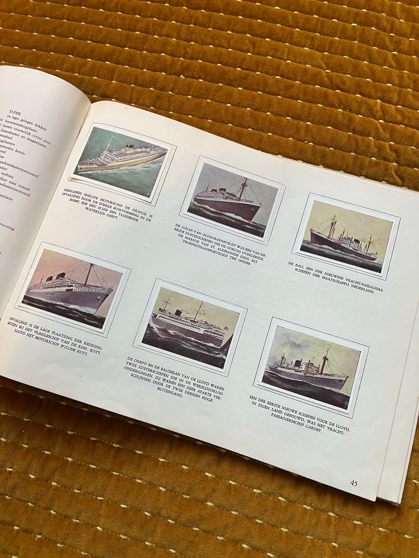 Het zeegat uit. Plaatjesalbum 1952