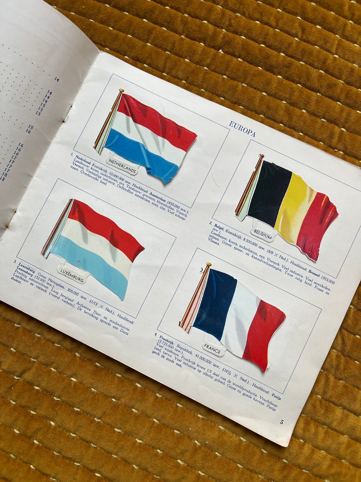 Vlaggenalbum van de gehele wereld Deel 1 1950