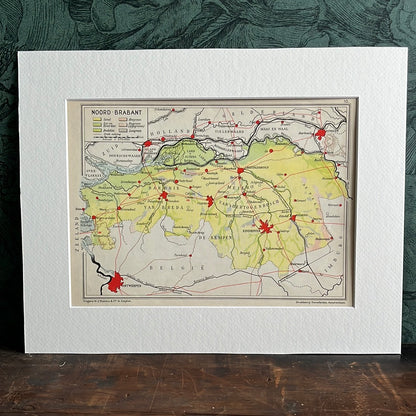 Kaarten Nederlandse provincies 1948