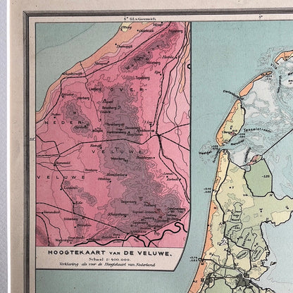 Nederland hoogtekaart 1932
