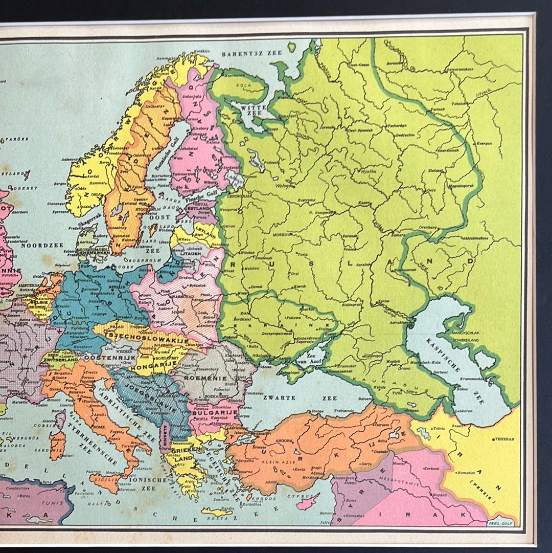 Europa na den Wereldoorlog 1914-1918 1939
