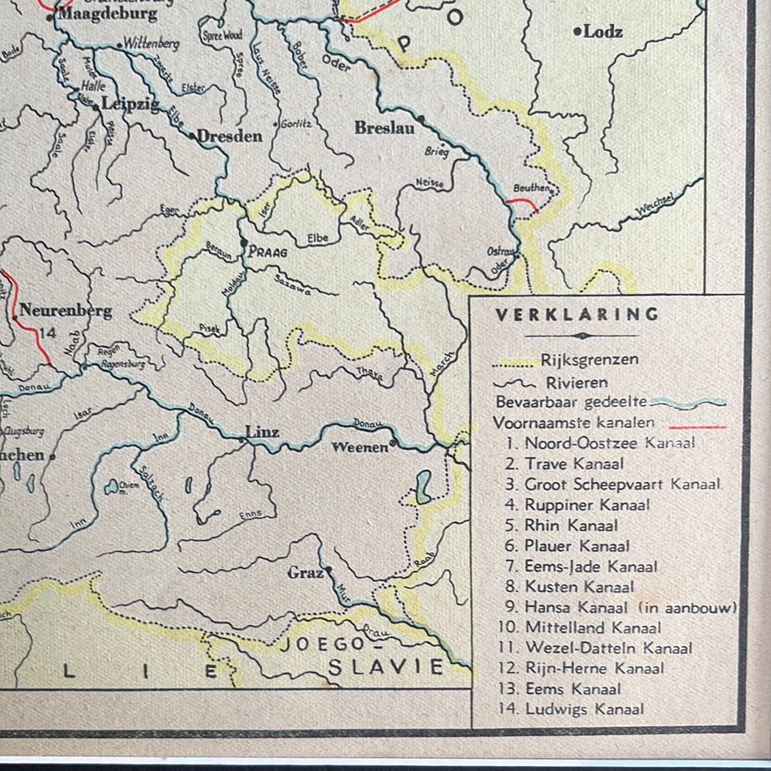 Duitse waterwegen 1939