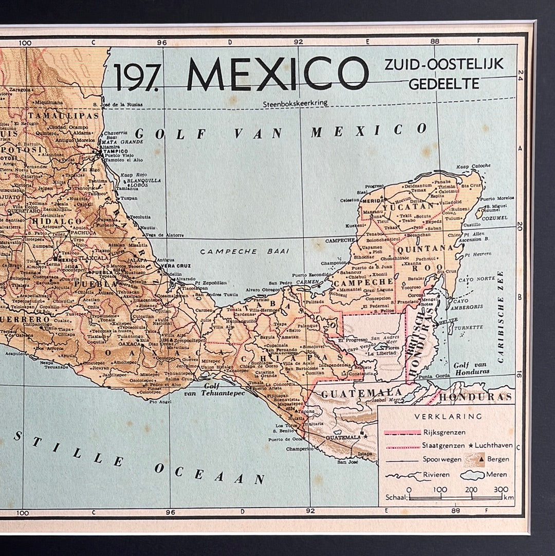 Mexico Zuid-Oostelijk deel 1939