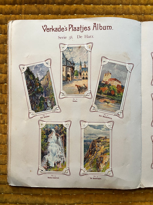 Verkade Plaatjesalbum 2 (1904) losse plaatjes Serie 38 De Harz