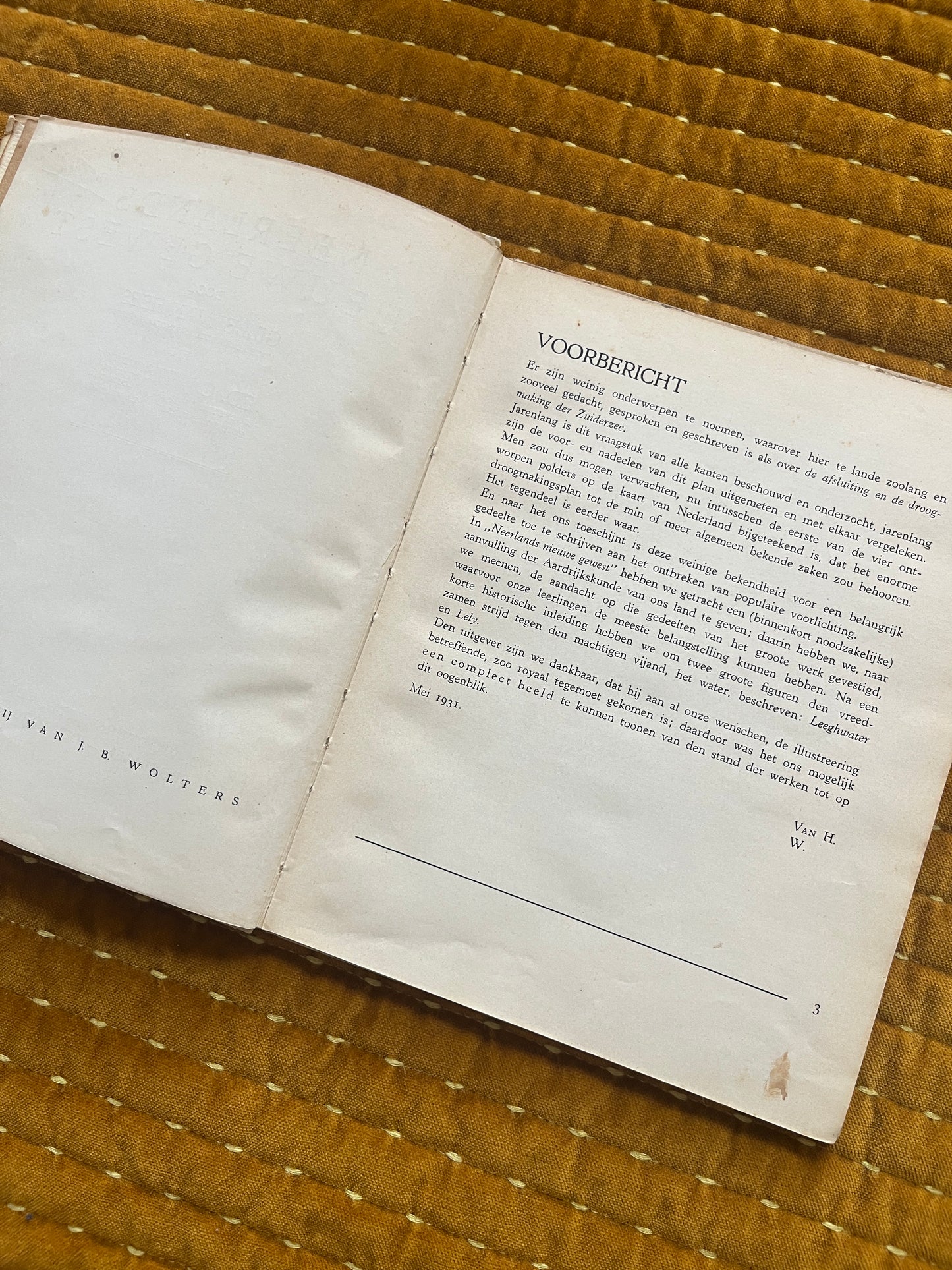 Niederländisches Buch der Neuen Region 1931