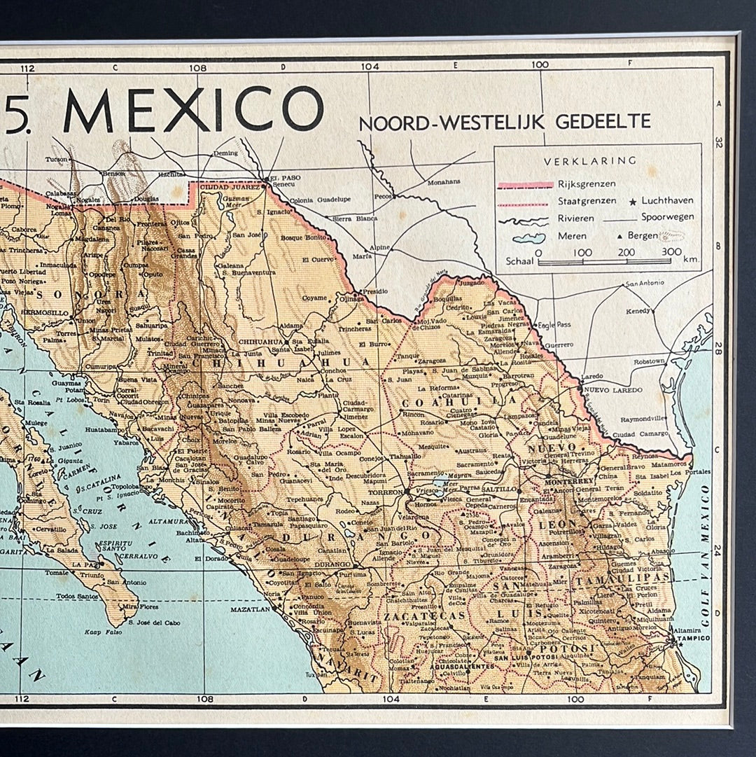 Mexico Noord-Westelijk deel 1939
