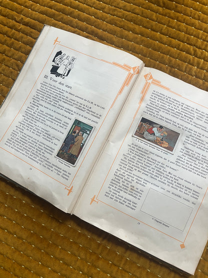 Langs den luchtweg van Amsterdam naar Batavia plaatjesalbum 1933