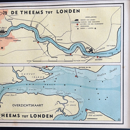 Die Themse nach London 1939