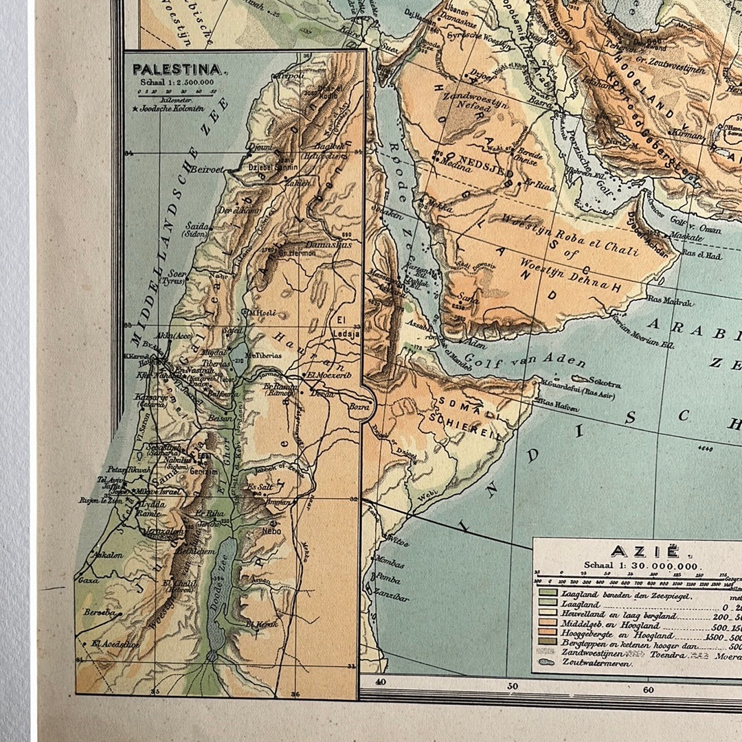 Asien, Kleinasien und Palästina 1932