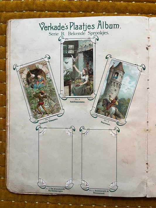 Verkade Bilderalbum 1 (1903) Lose Bilder Serie B Bekannte Märchen