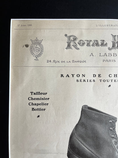 Franse reclame: Royal House (L’illustration uit 1909)