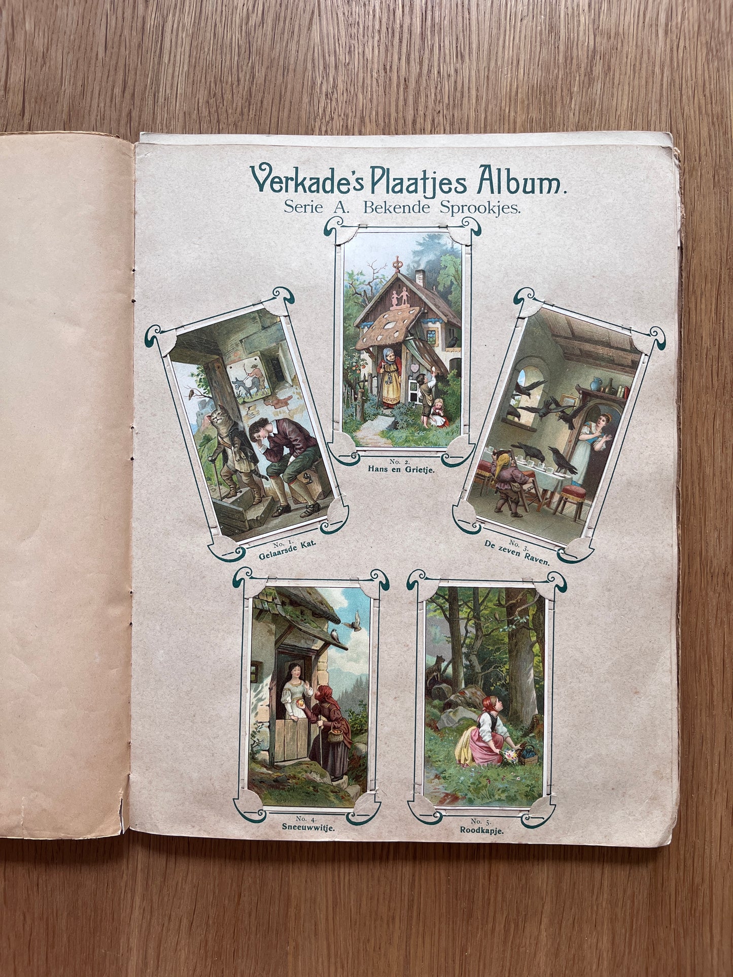 Verkade Plaatjesalbum 1 serie A-X 1903 compleet