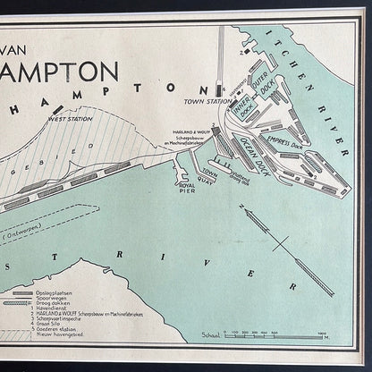 Hafen von Southampton 1939