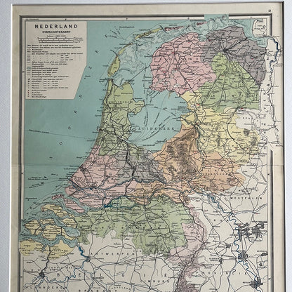 Netherlands overview map 1932