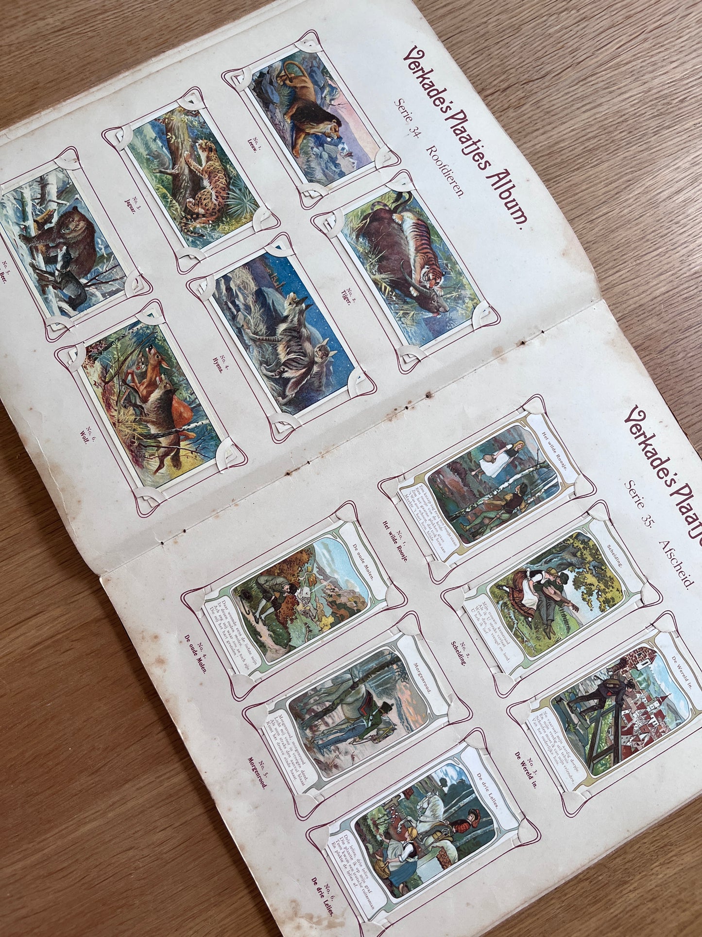Verkade Plaatjesalbum 2 serie 25-48 1904 compleet #6