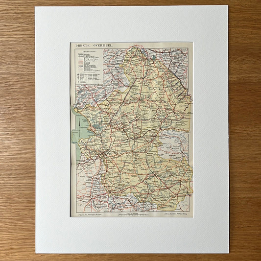 Drente en Overijssel 1924 (Sleeswijk's Atlas)