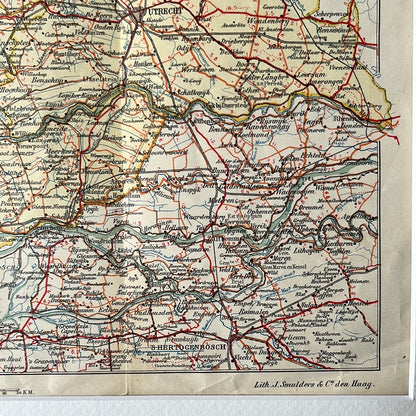 Südholland und Utrecht 1924 (Schleswigs Atlas)