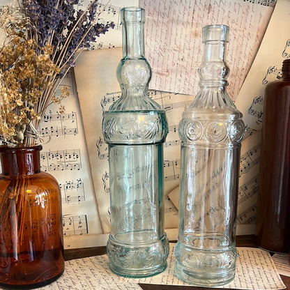 Set of decorative bottles