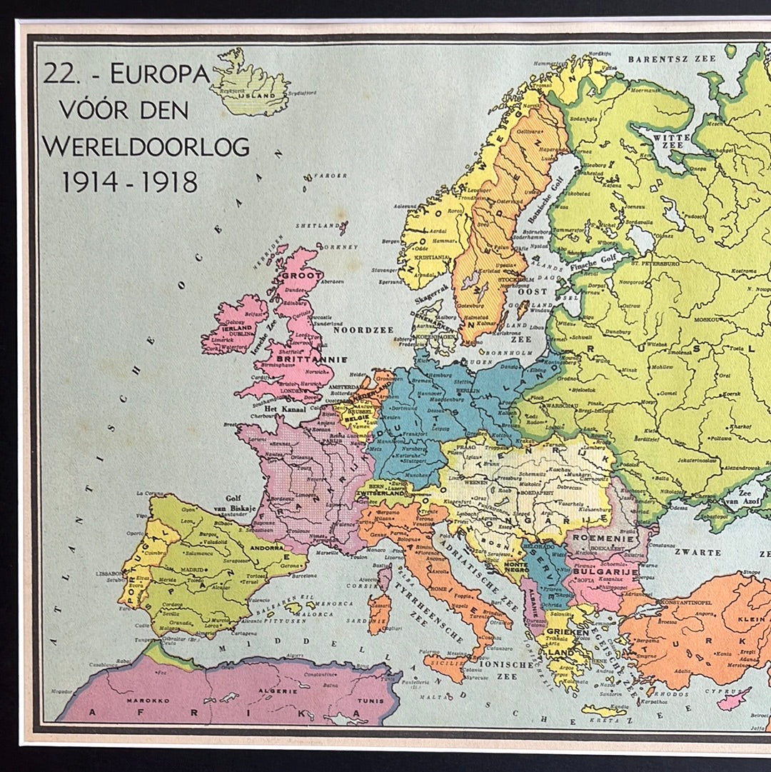 Europe before the World War 1914-1918 1939