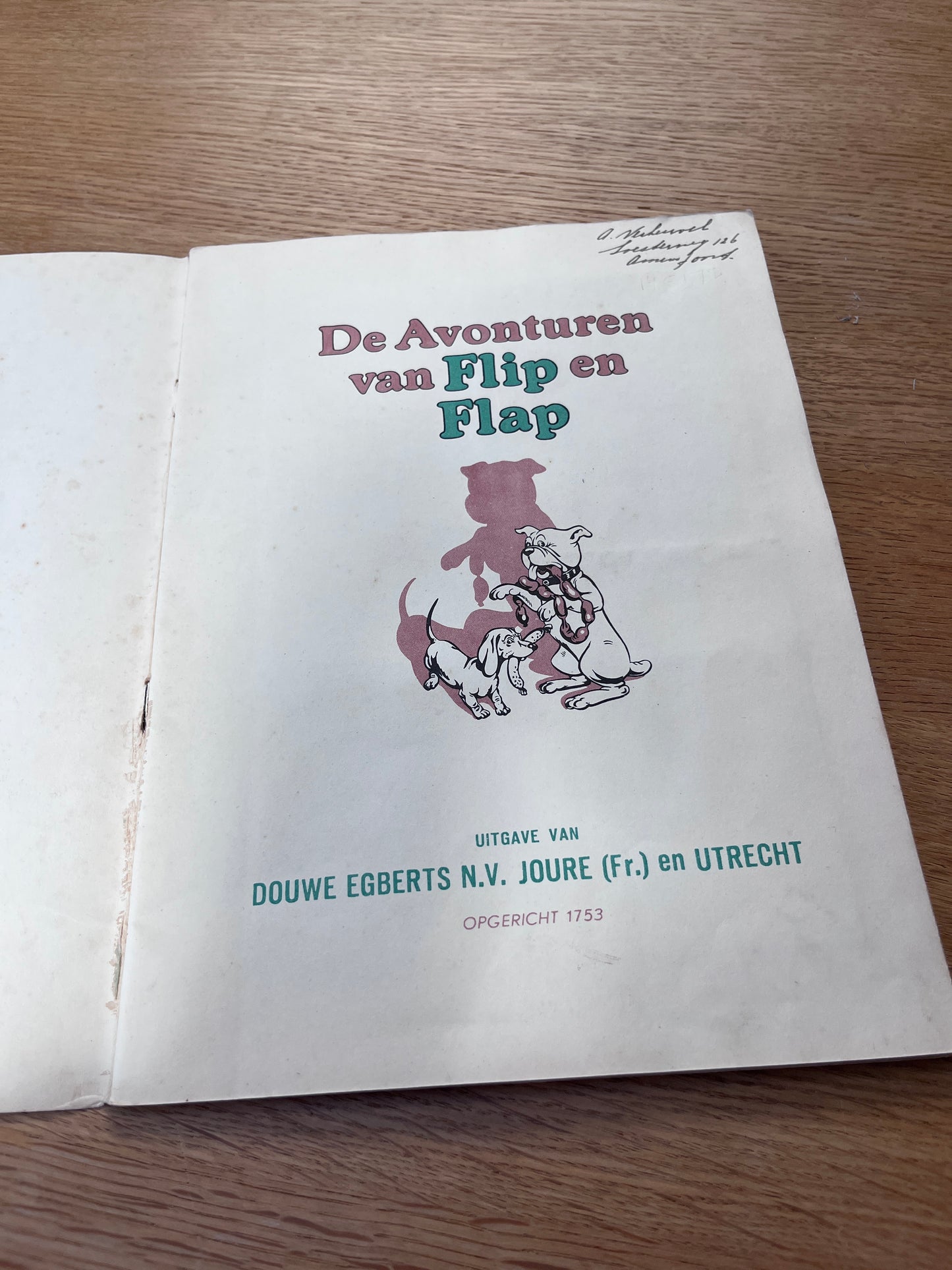 Plaatjesalbum De avonturen van Flip en Flap Deel 1