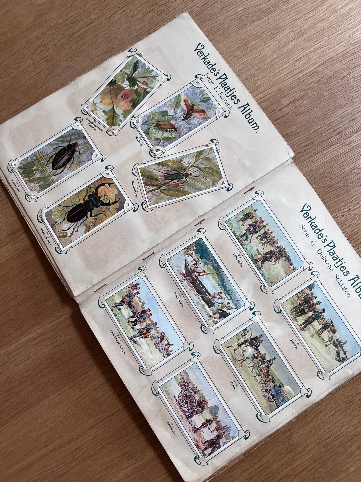 Verkade Plaatjesalbum 1 serie A-X 1903 compleet