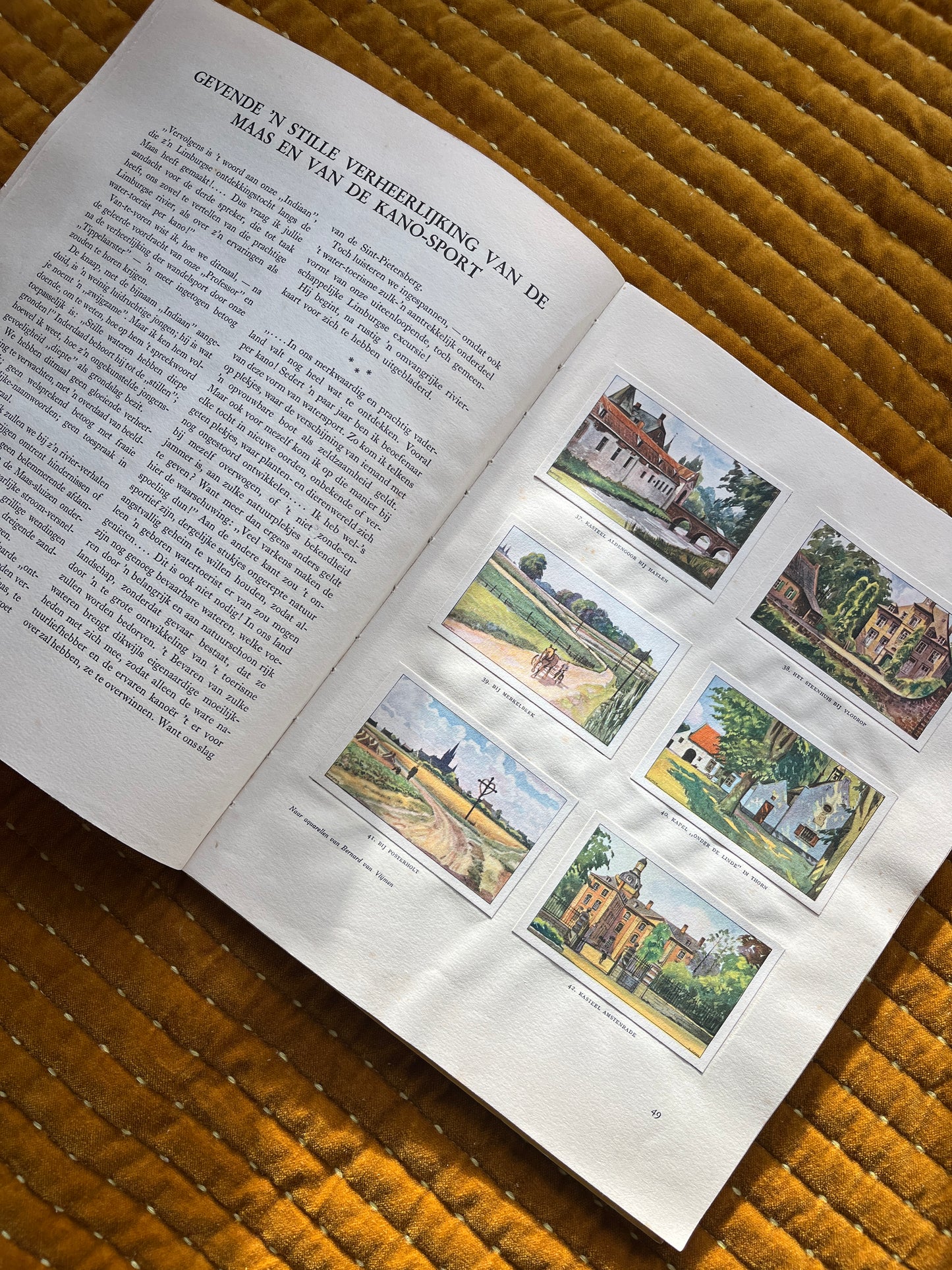 Zwerftochten door ons land Limburg Plaatjesalbum 1936