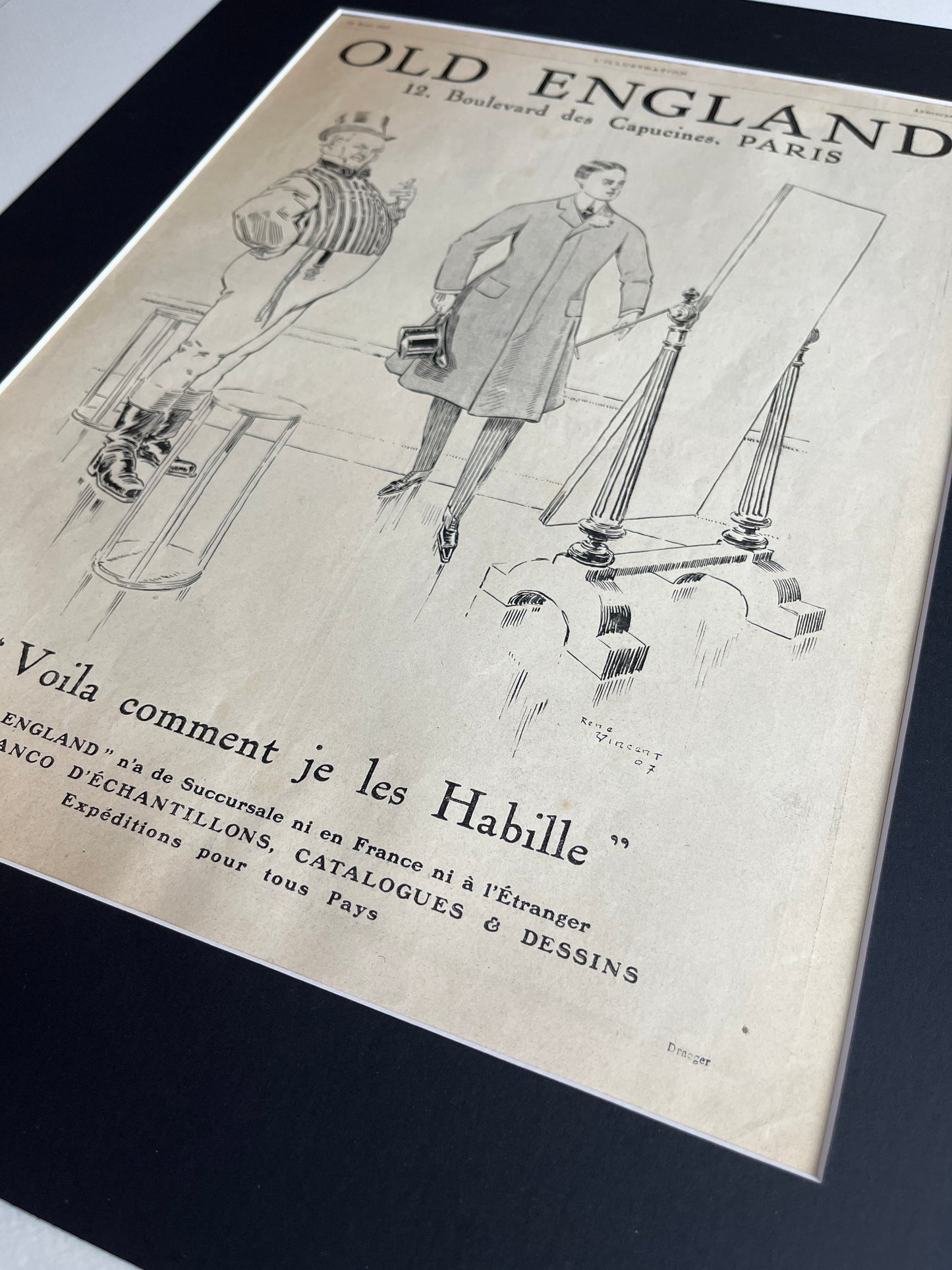 Franse reclame: Old England (L’illustration uit 1907)