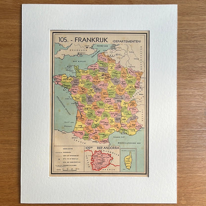 Frankrijk departementen en Andorra 1939