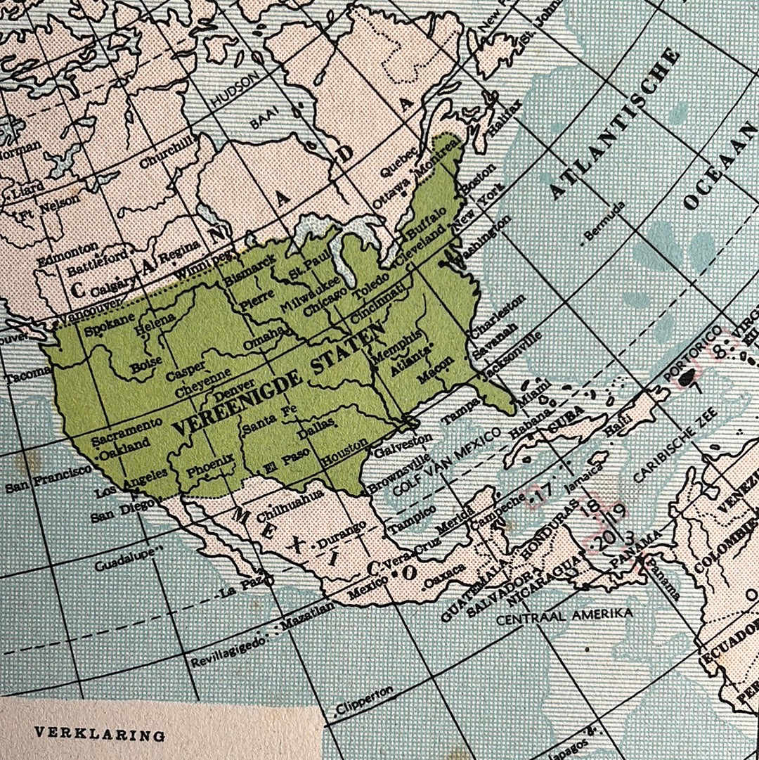Bezittingen der Verenigde Staten van Noord Amerika 1939