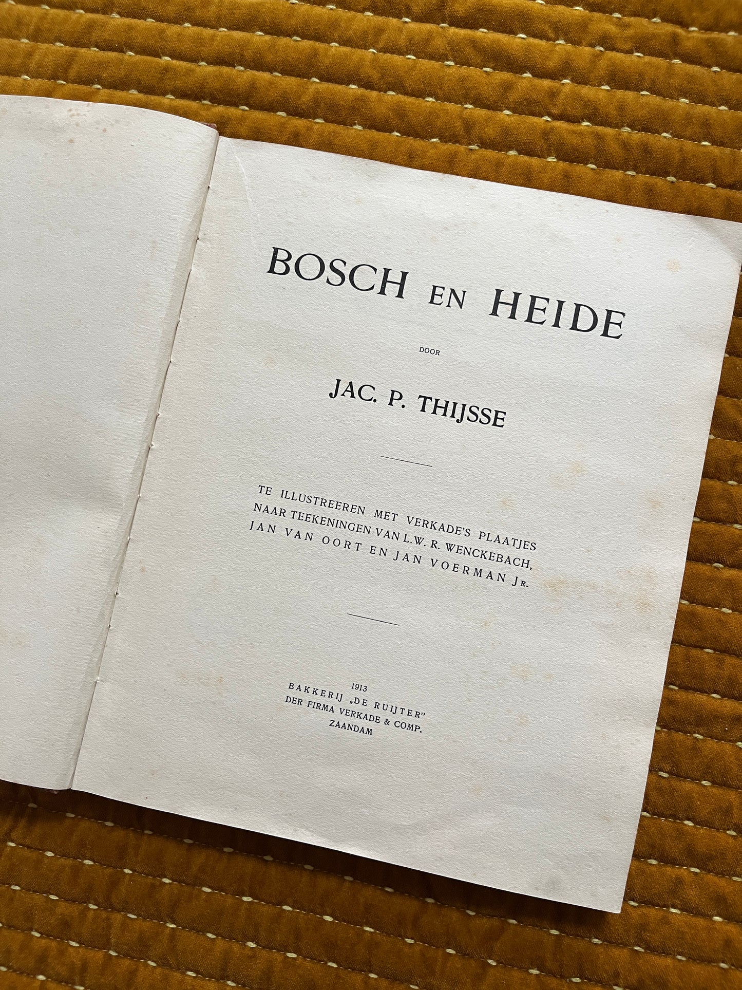 Bosch en Heide Verkade Plaatjesalbum 1913