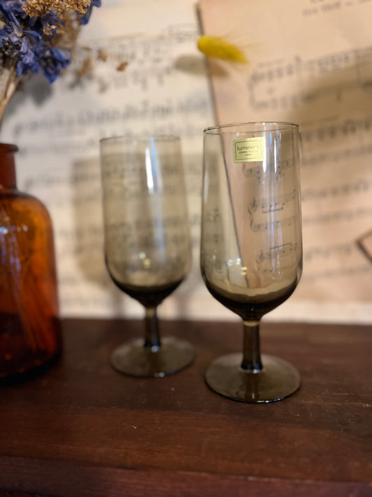Set Luminarc Weingläser aus Rauchglas