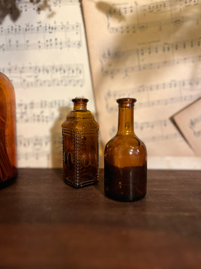 Set of small bottles