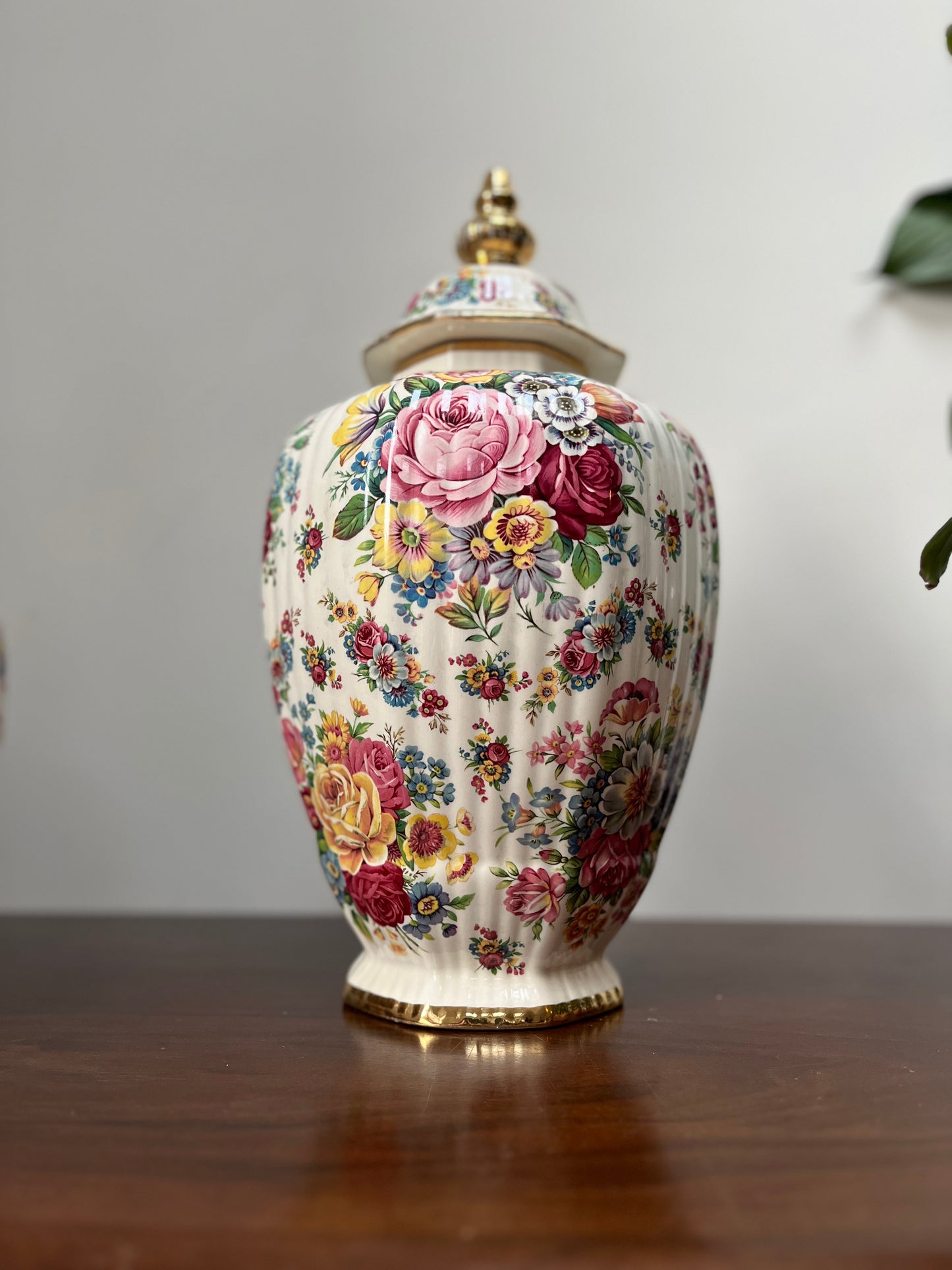 Vases Keralux Boch Fleurs de Saxe