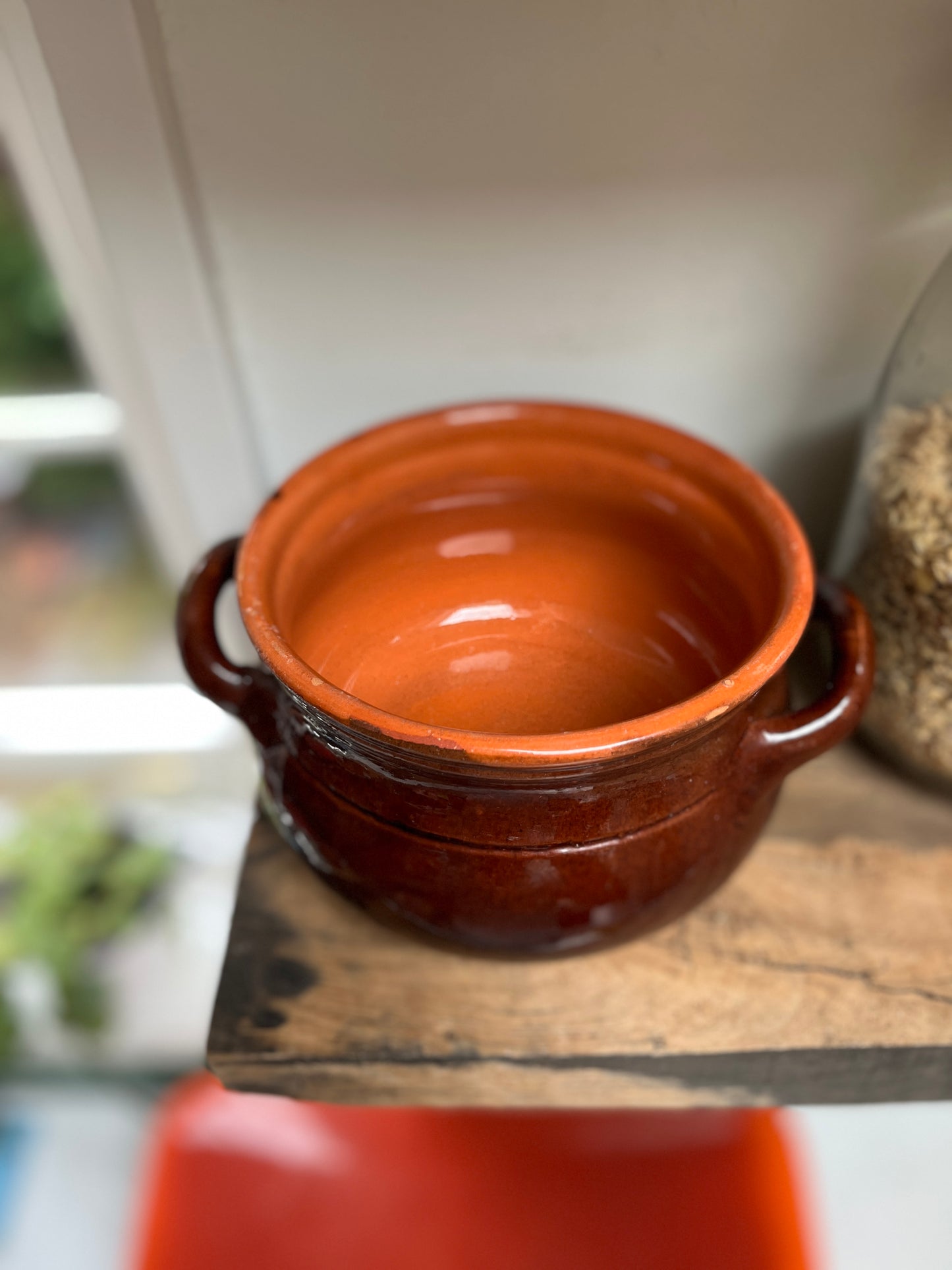 Terracotta open pot