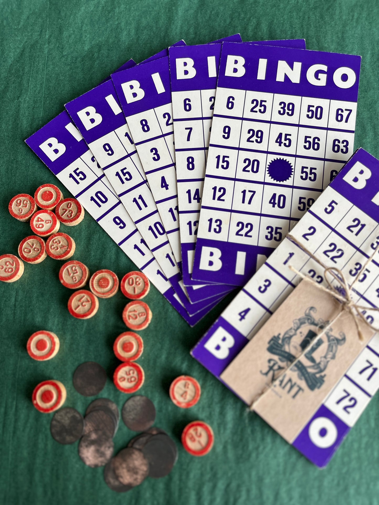 Vintage Bingo kaarten
