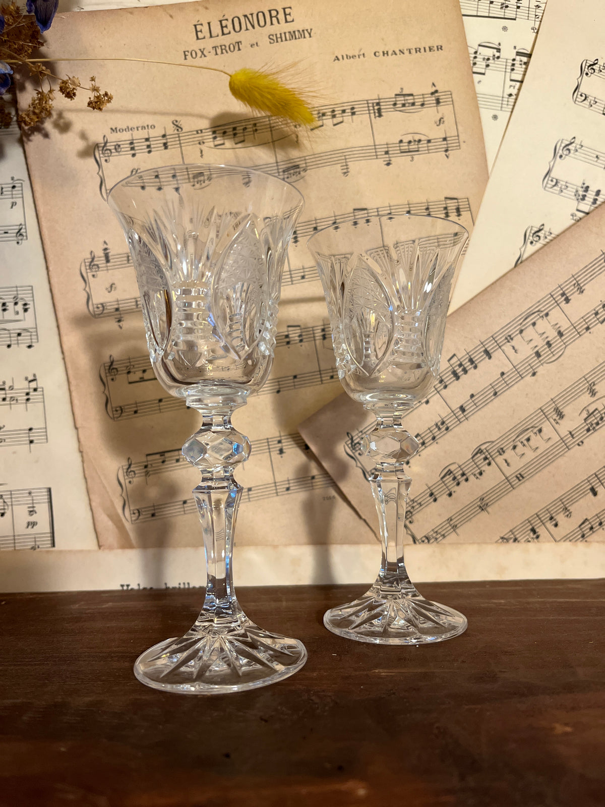 Set Weingläser aus Kristall – De wereld van Kant